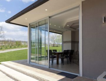 terrace sliding glass door